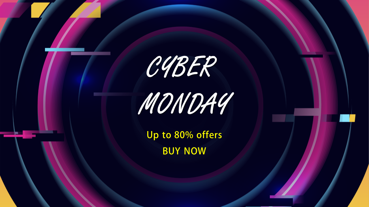Free - Stunning Cyber Monday PowerPoint Design Template